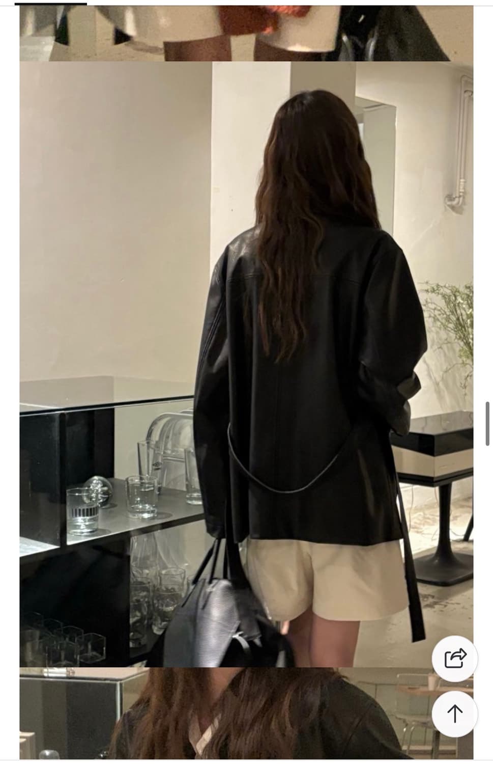 베르가못 레더 워크 자켓 (블랙) 상품이미지4