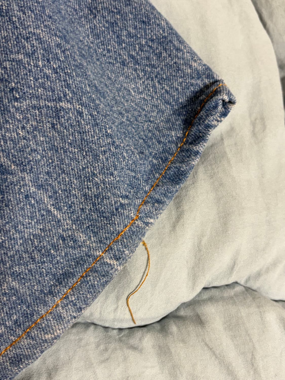 80s 리바이스 501 싱글스티치 이행기 논셀비지 상품이미지4