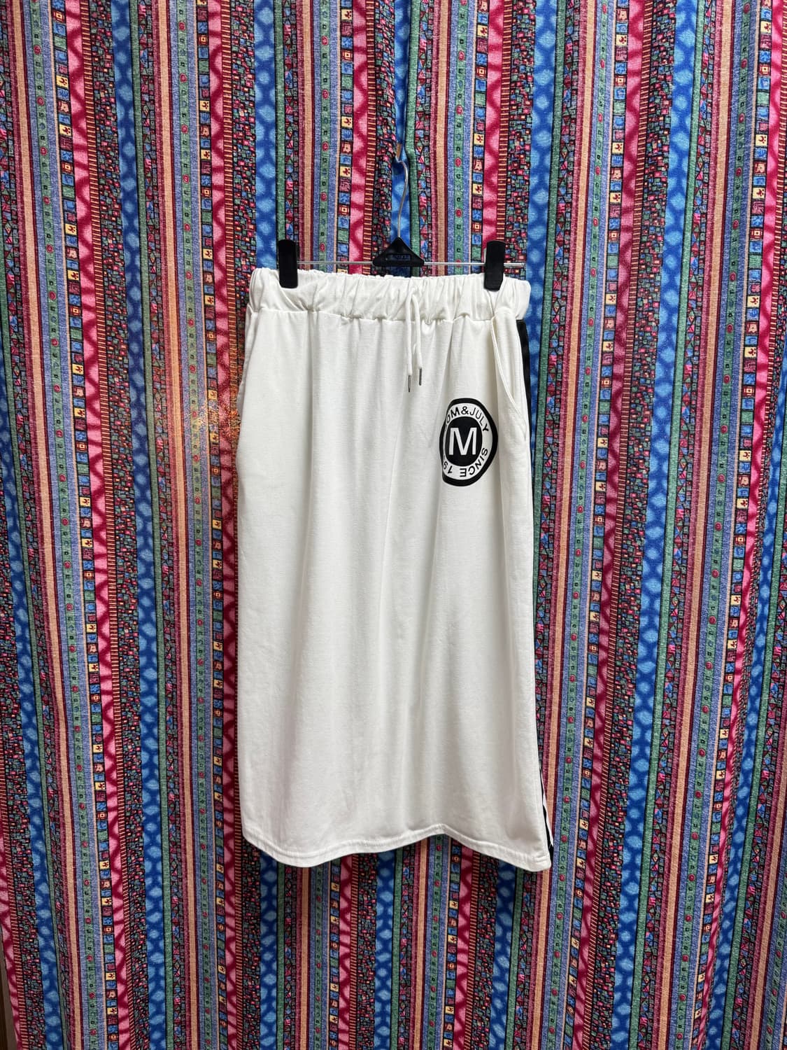 [빈티지]GOM&JULY 화이트 미디 스커트 상품이미지1