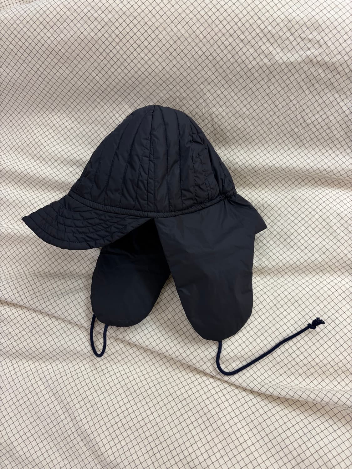 카미엘 포트젠스 Navy Quilted Hat 상품이미지1