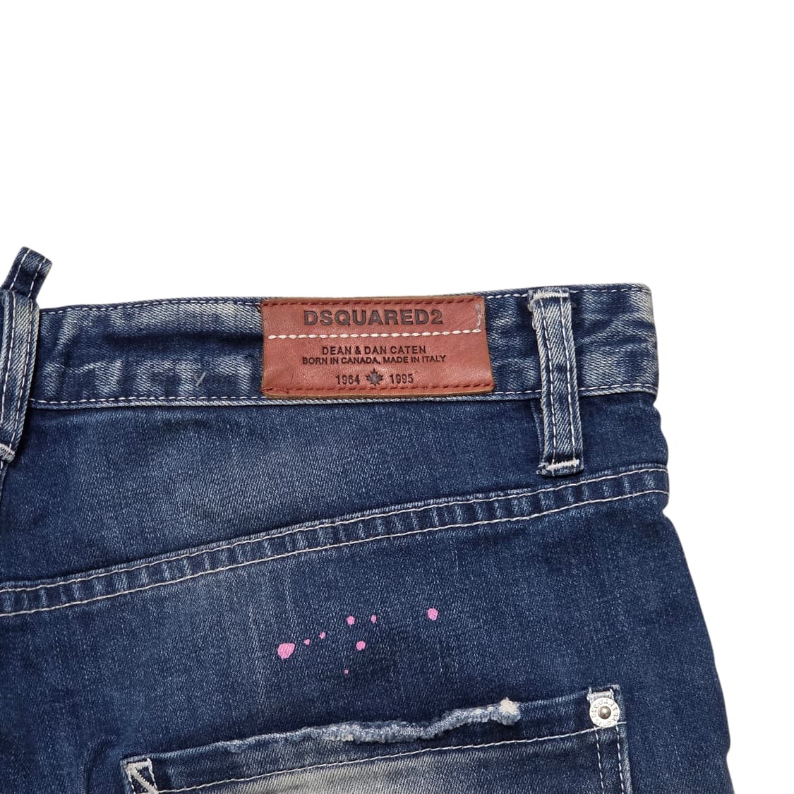 Dsquared2 디스퀘어드 페인팅 데님 청 반바지  상품이미지4