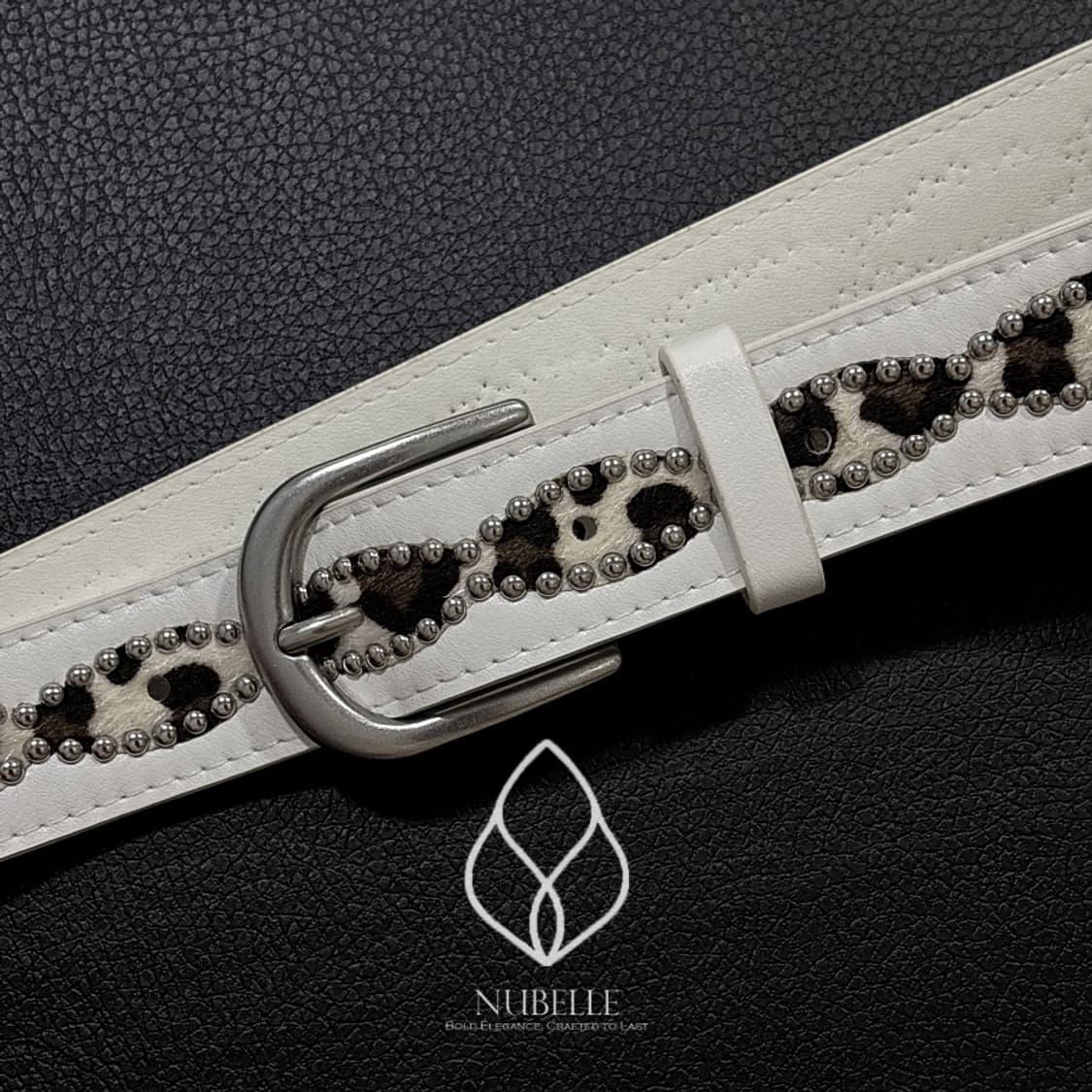 🌗 Leopard stud belt / 호피 스터드 웨스턴 벨트 상품이미지6