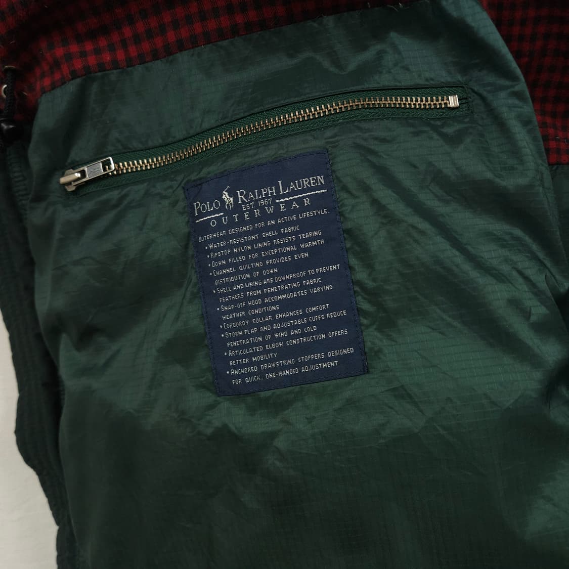 XL(105)폴로 랄프로렌 마운틴 파카 다크그린 상품이미지3