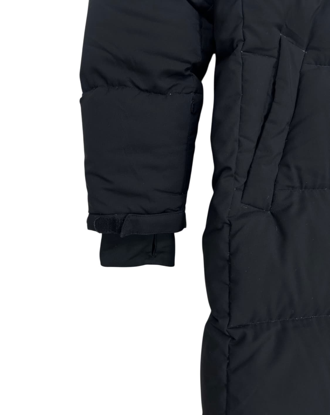 내셔널지오그래픽 덕다운 롱패딩 블랙 (M) 상품이미지4