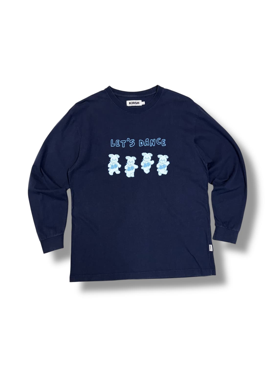 키르시 렛츠댄스 곰돌이 롱슬리브 티셔츠 (M)   상품이미지1