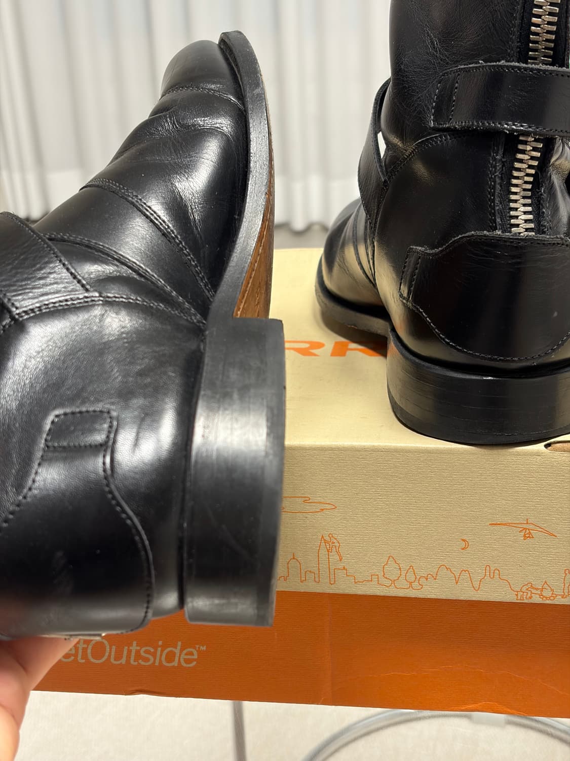 발망 바이커 부츠 42사이즈 루이스레더 상품이미지6