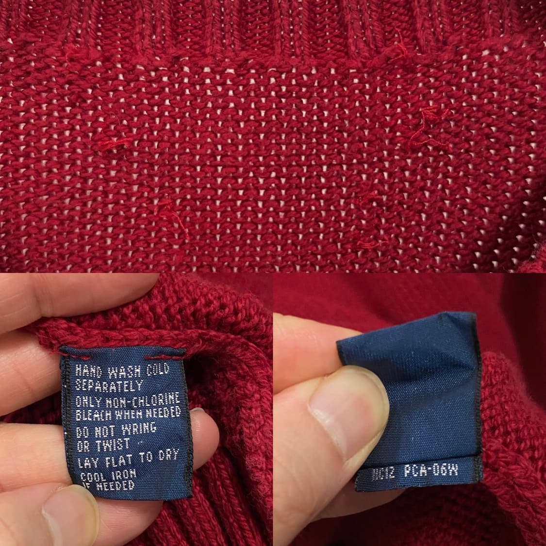 폴로 랄프로렌 빅사이즈 코튼 니트 상품이미지5