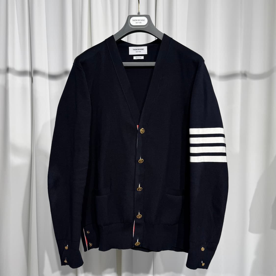 (5) 톰브라운 밀라노스티치 금장 가디건 상품이미지2