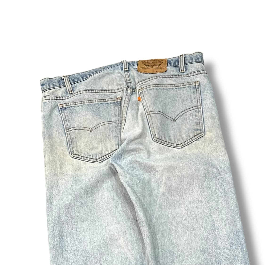  USA 리바이스 505 오렌지 블랭크 탭 데님팬츠 y13929 상품이미지6