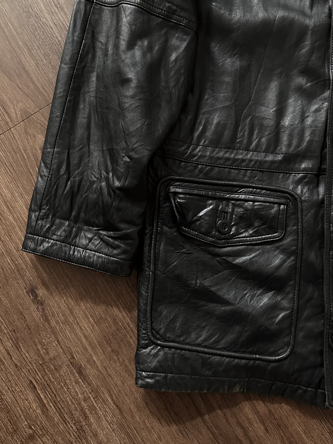 Polo Club 오버 레더 사파리 자켓 상품이미지9