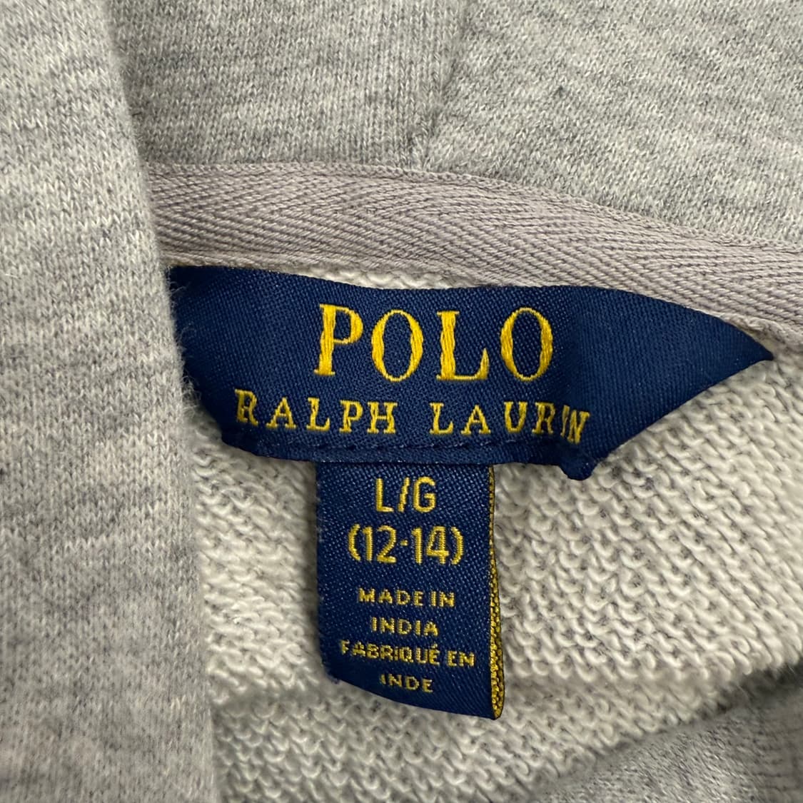 폴로 랄프로렌 그레이 후드집업 상품이미지5