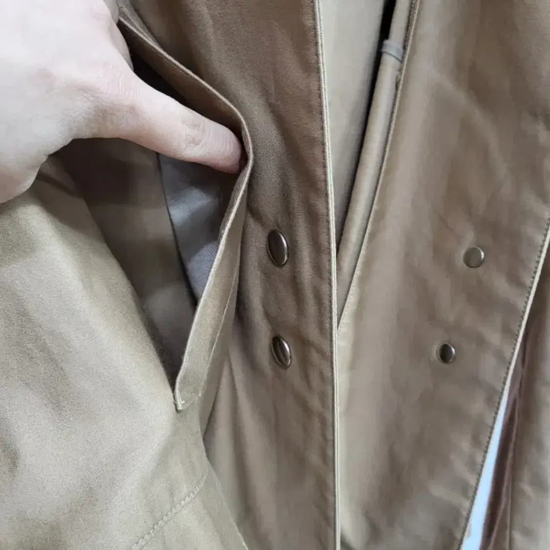 시스템 후드 롱 코트 55 오버핏 상품이미지8