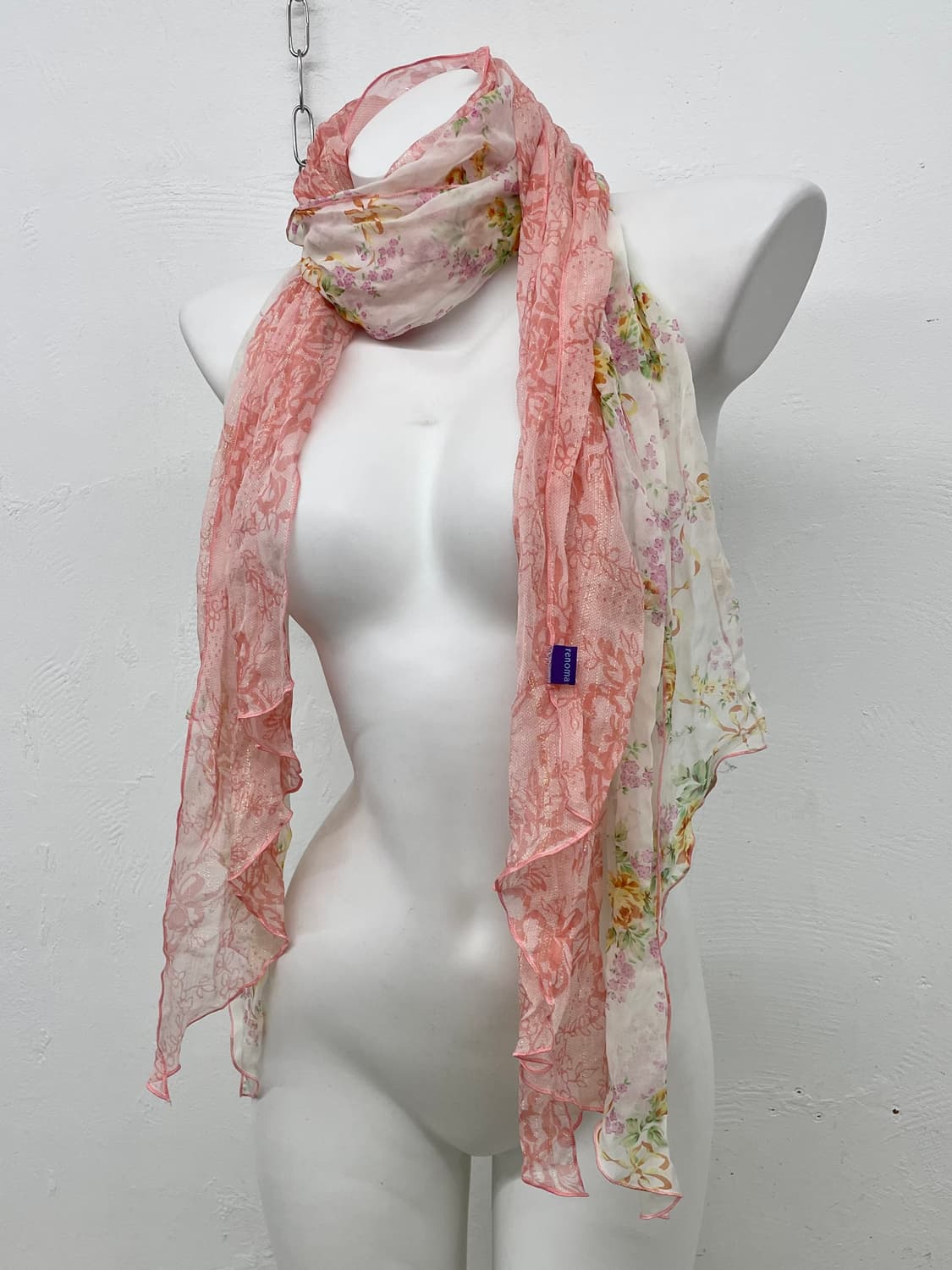 플로럴 핑크 페어리 머플러  상품이미지2