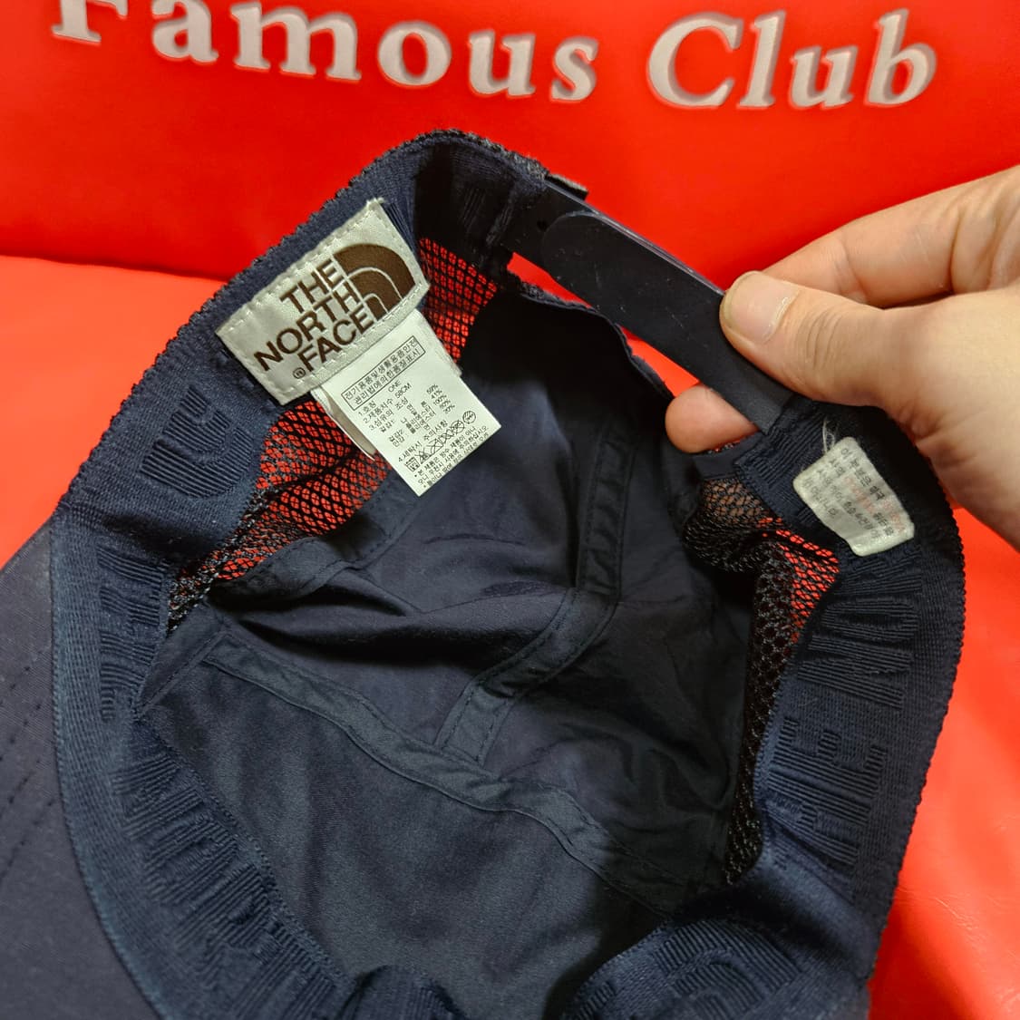 노스페이스 화이트라벨 박스로고 나일론 캠프캡  상품이미지4