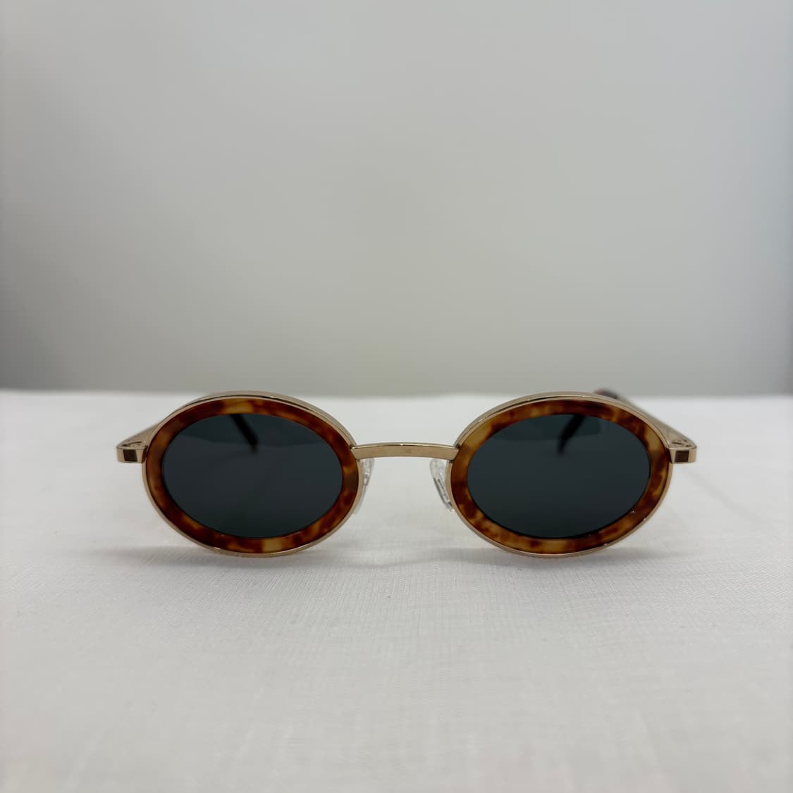 ROBERTA DI CAMERINO 오벌 호피 선글라스 상품이미지1