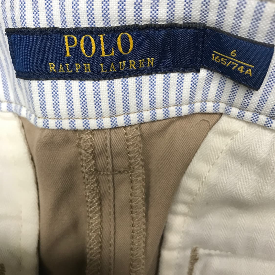 폴로 랄프로렌 베이지 치노 팬츠 6(W) 상품이미지6