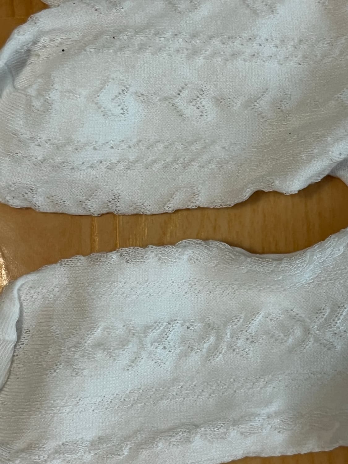 흰색 여성 양말 3세트 (얇음) 상품이미지4