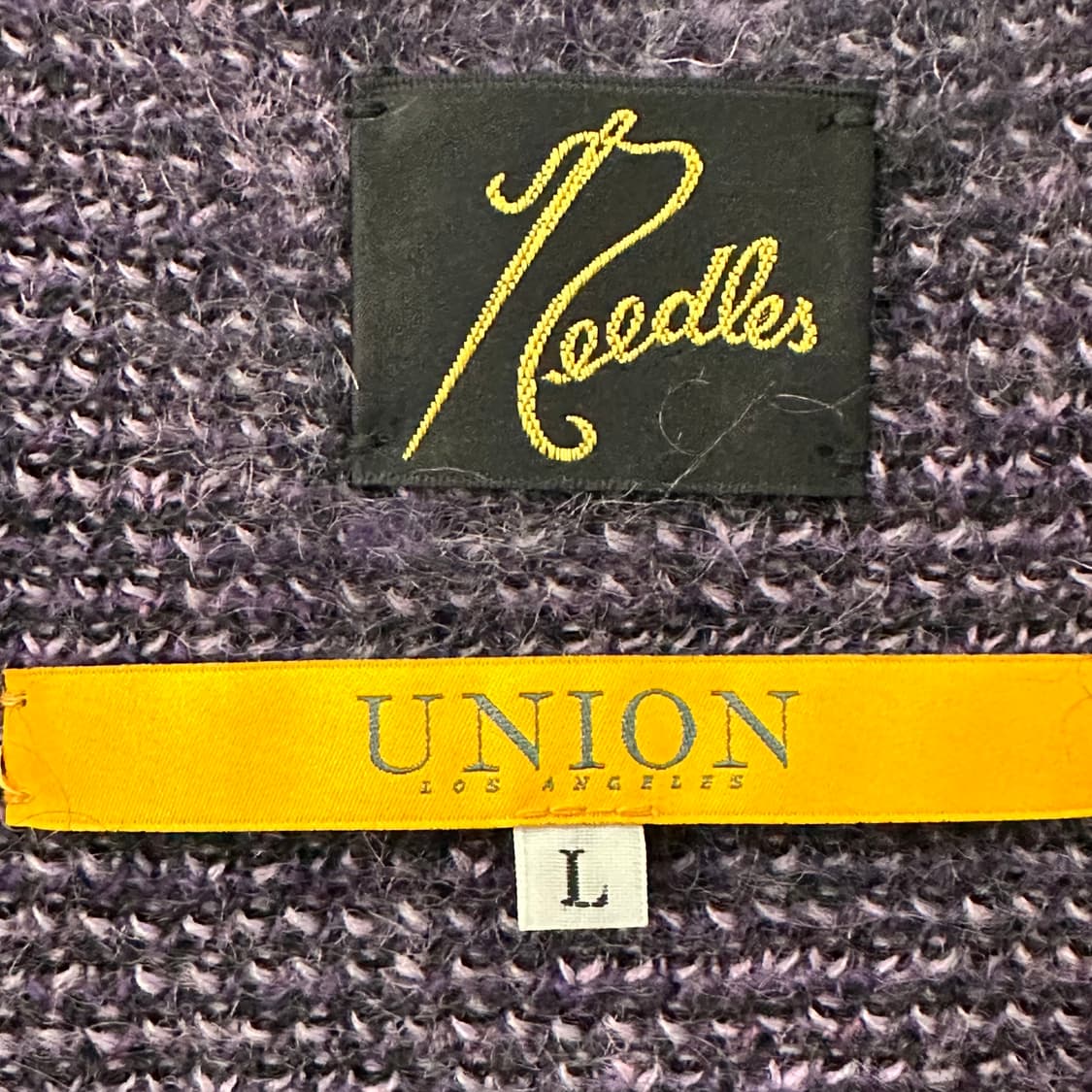 니들스 유니온 모헤어 가디건 L사이즈  상품이미지3