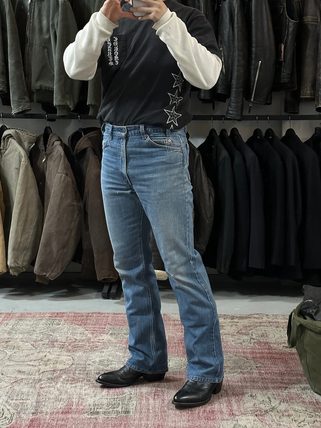 00’s USA Made 토니라마 카우보이 웨스턴 부츠 상품이미지10