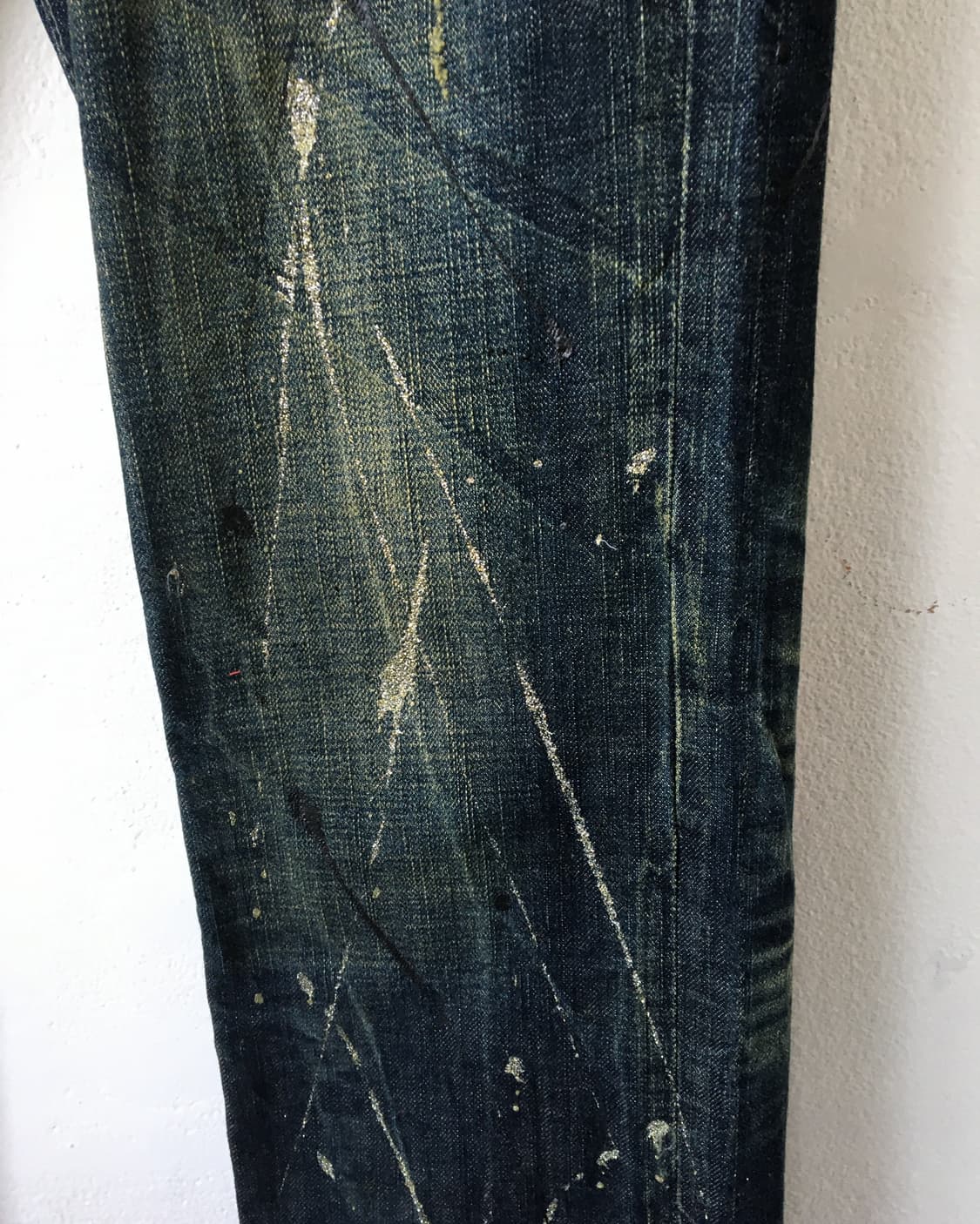 Painted washing denim pants 상품이미지7