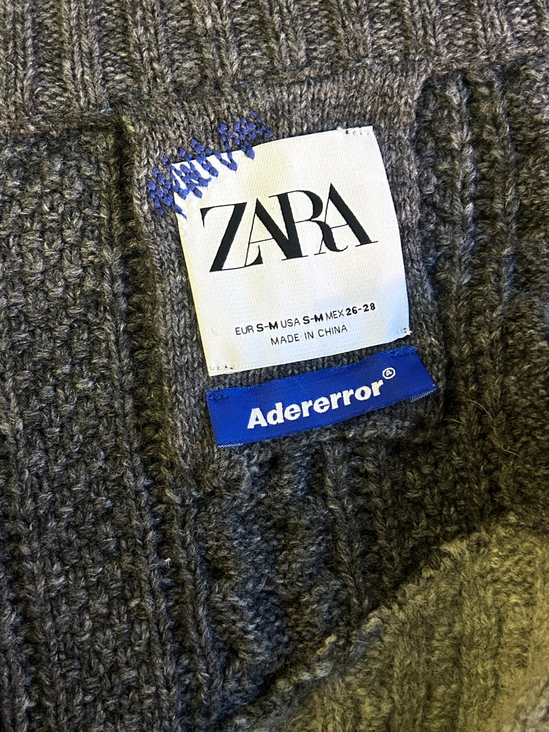 Adererror zara 크롭니트 상품이미지5