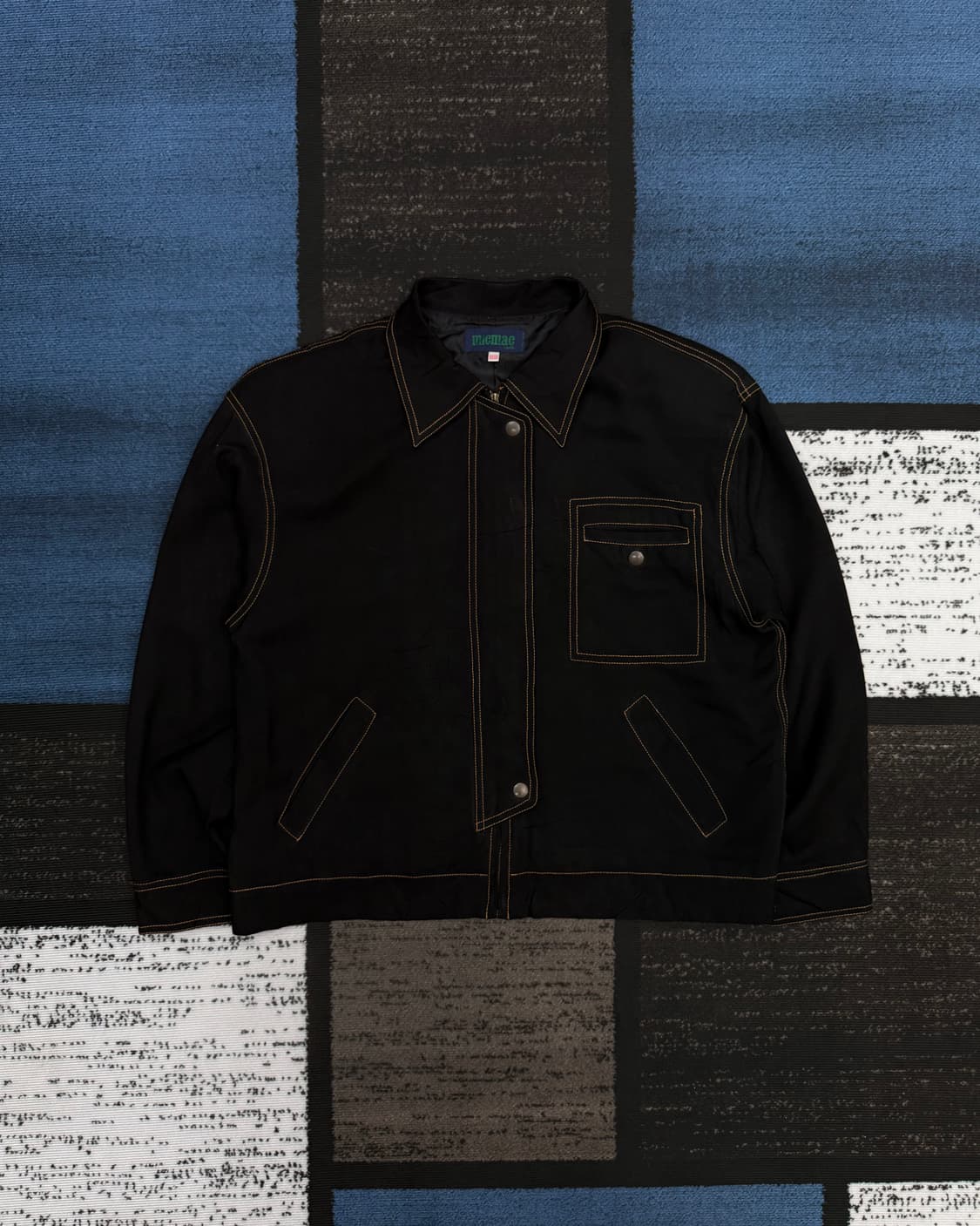 80s micmac 실크 자켓 상품이미지1