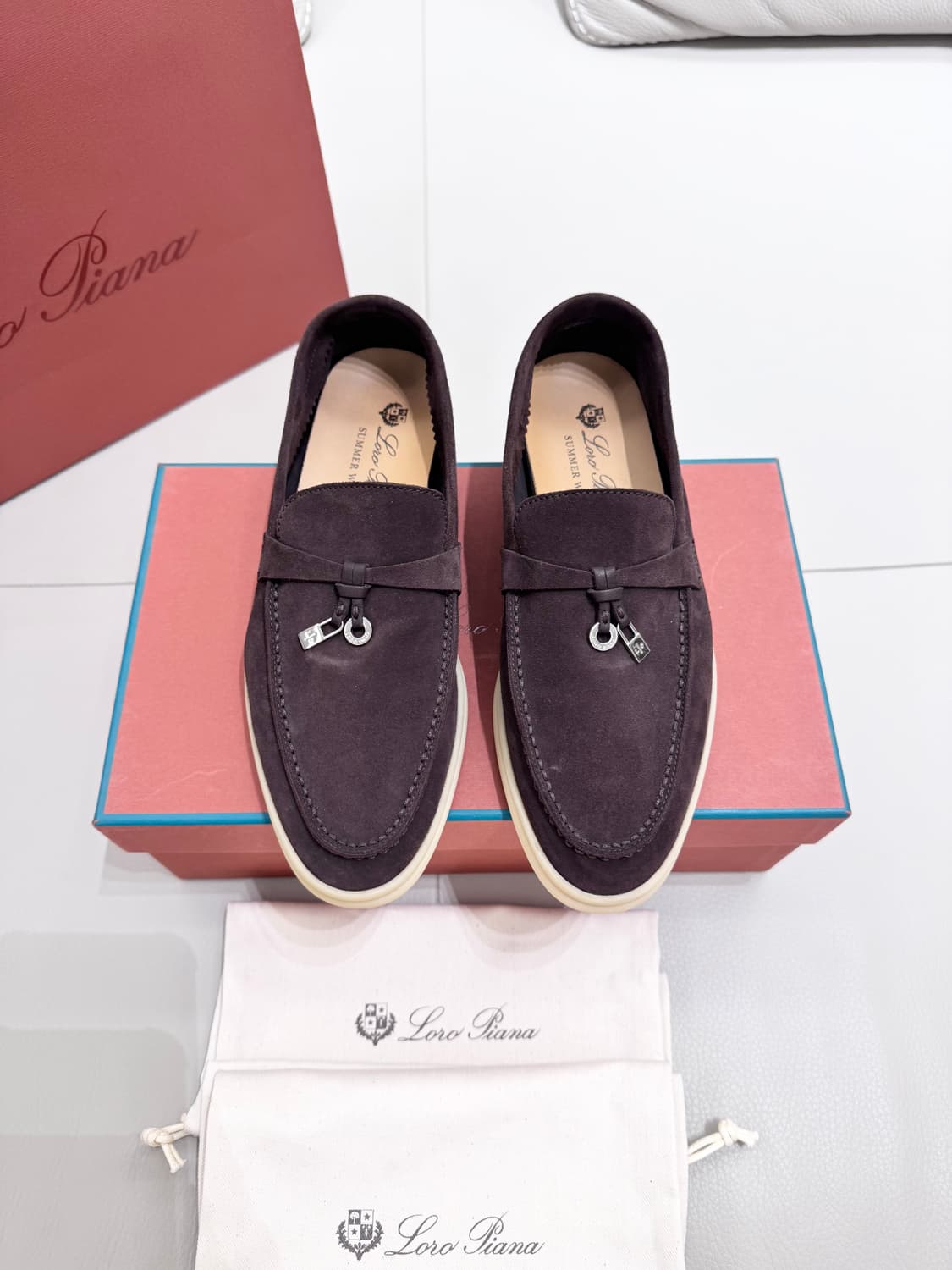 로로피아나 여성 썸머참스워크 37 (240mm) 초콜렛 상품이미지1