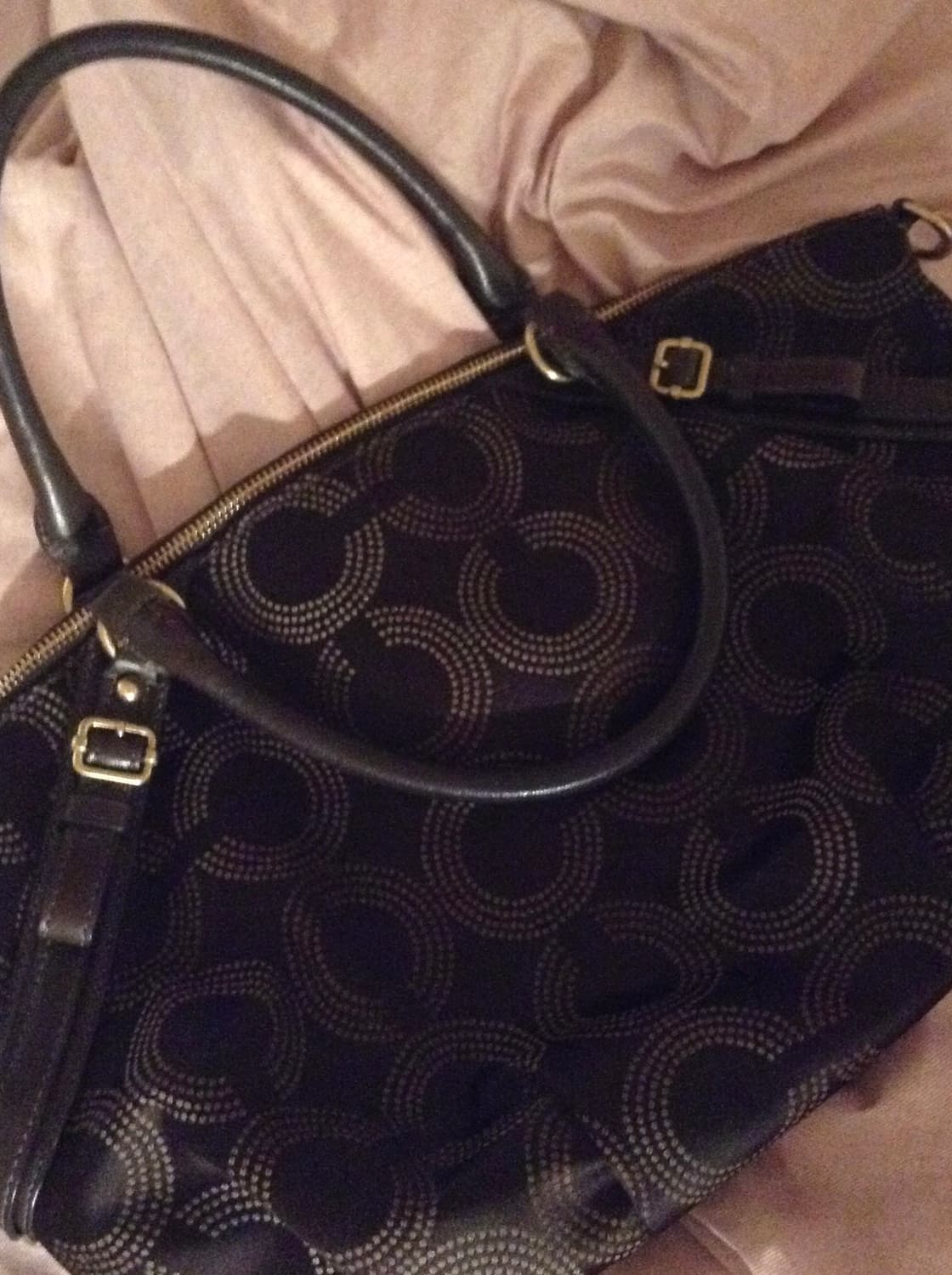 Coach brown tote hand bag 상품이미지3