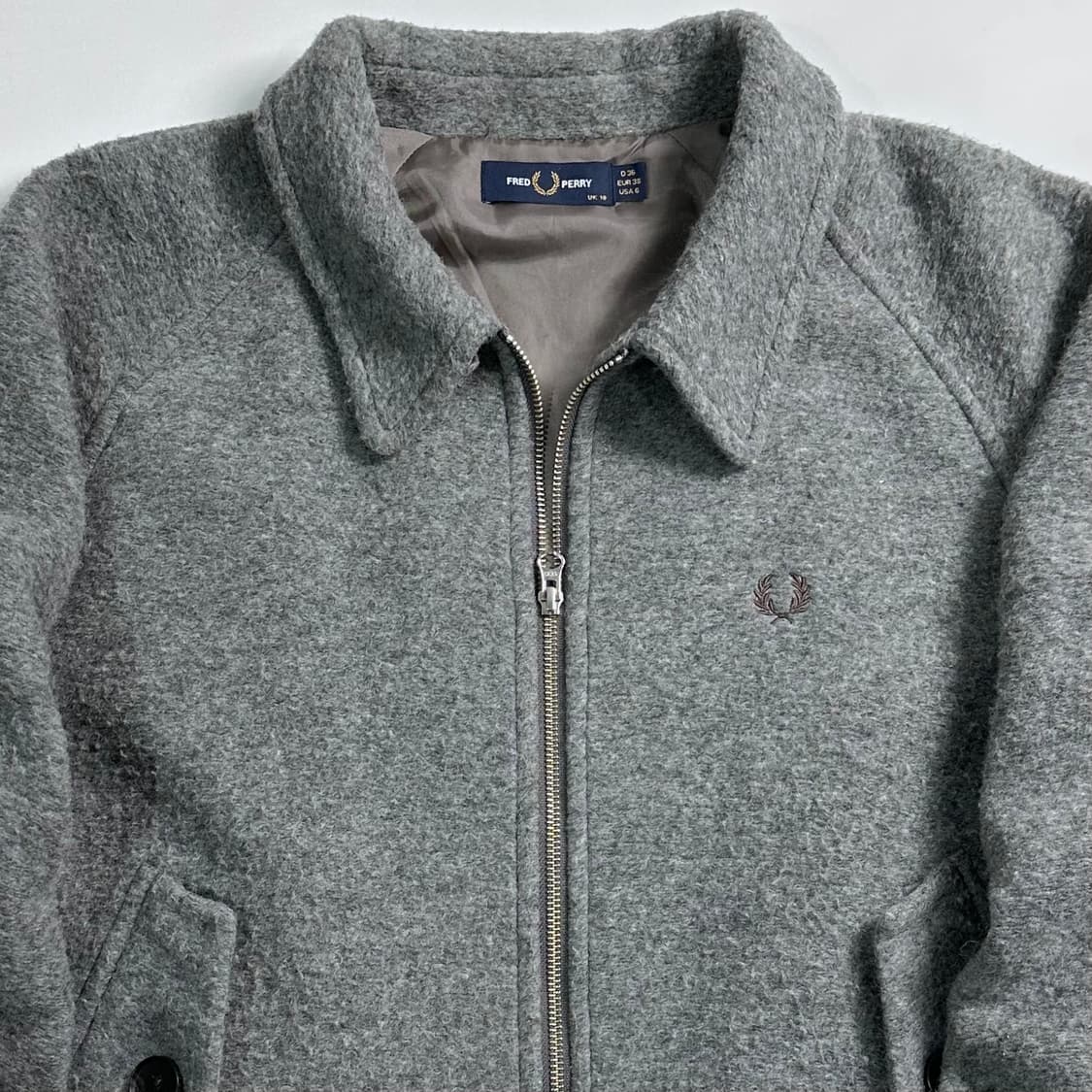 프레드페리 벌룬핏 울 블루종 자켓  상품이미지2