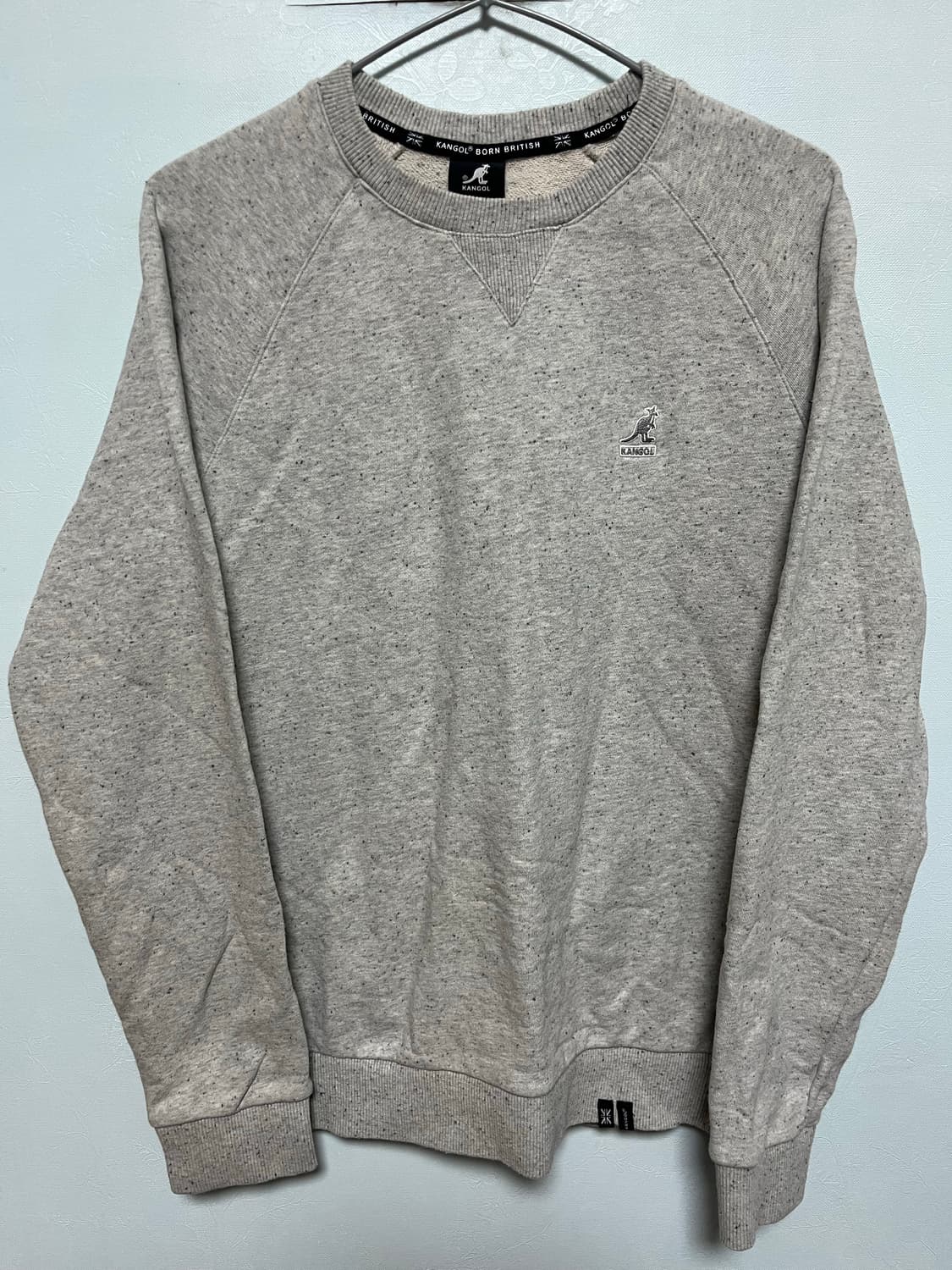 캉골 맨투맨 티셔츠 그레이 상품이미지1