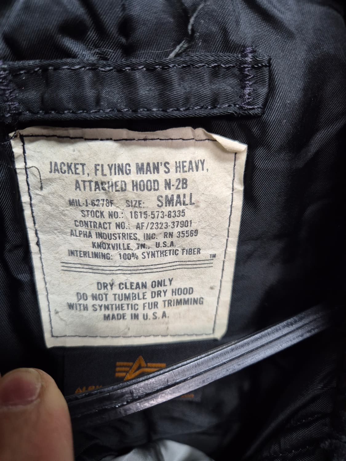 알파 n2b 자켓 상품이미지3