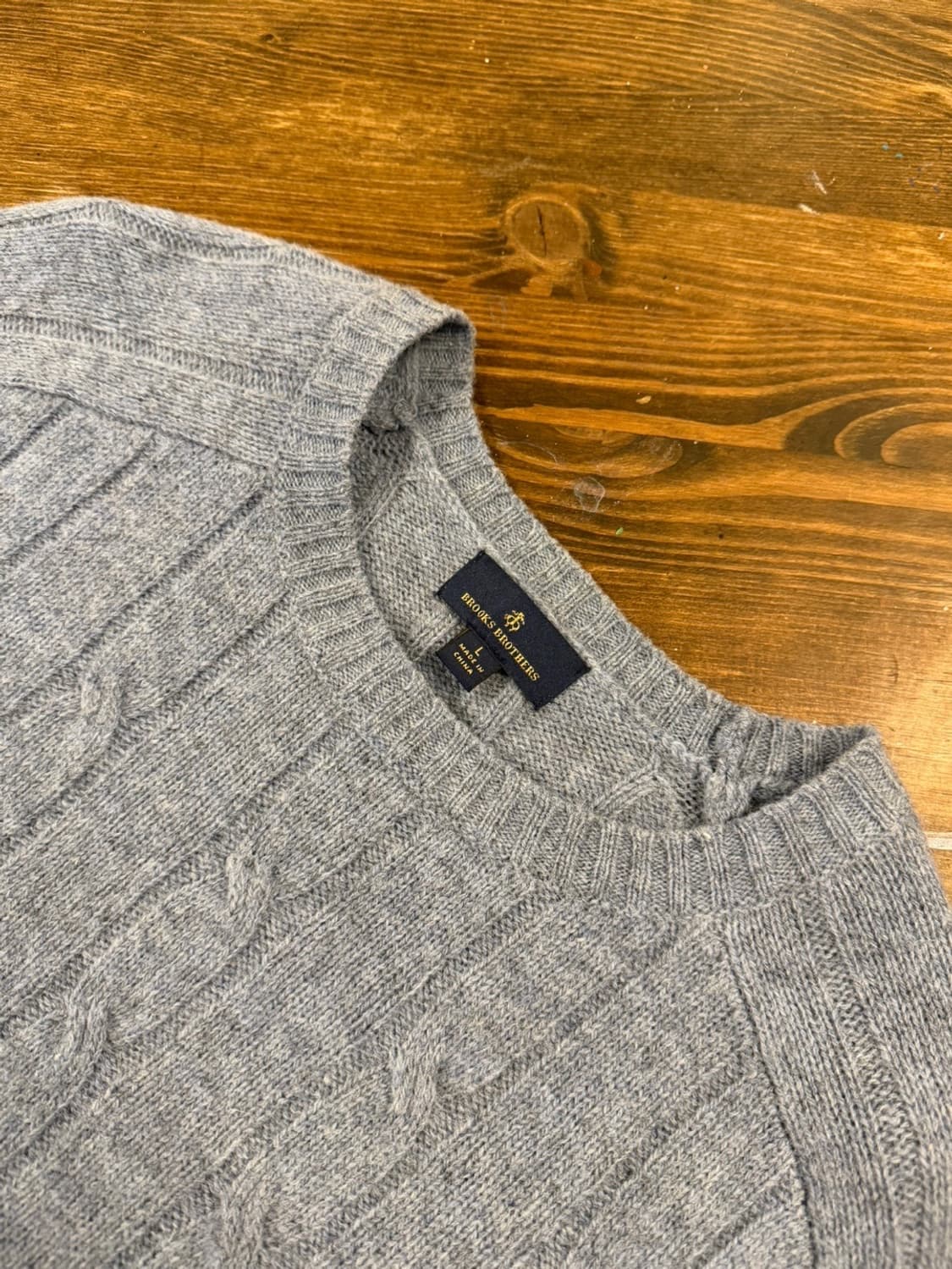 브룩스 브라더스 케이블 니트 100~105 상품이미지7