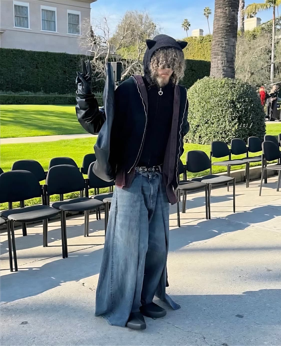 발렌시아가 레이어드 진 중청 데님 상품이미지1