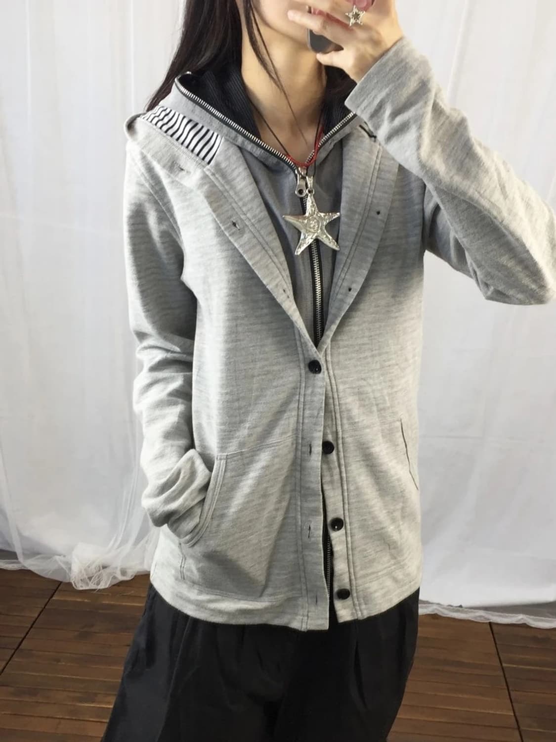 Michel Klein Homme Hooded Cardigan 상품이미지2