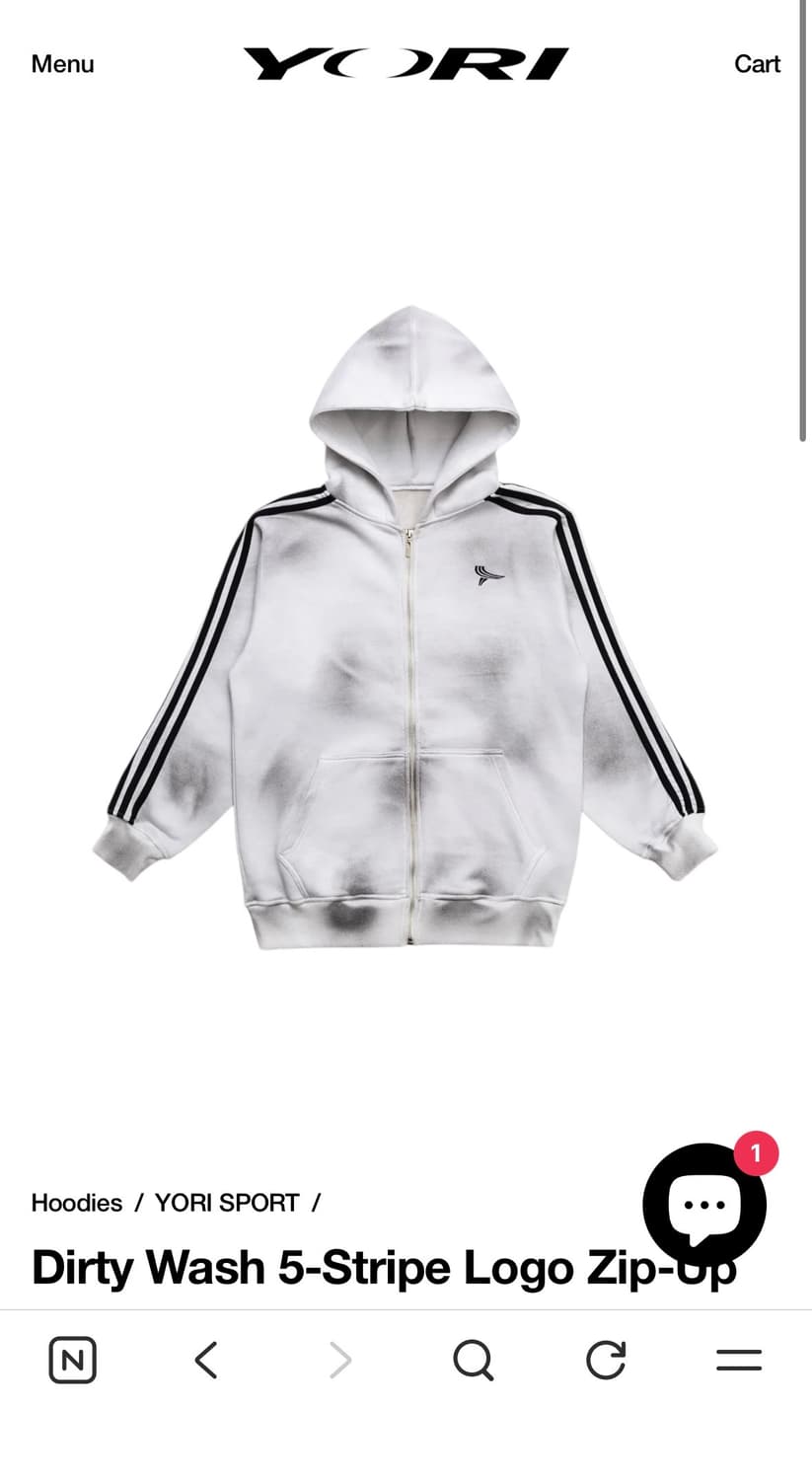 yori sports 후드집업 L 상품이미지1