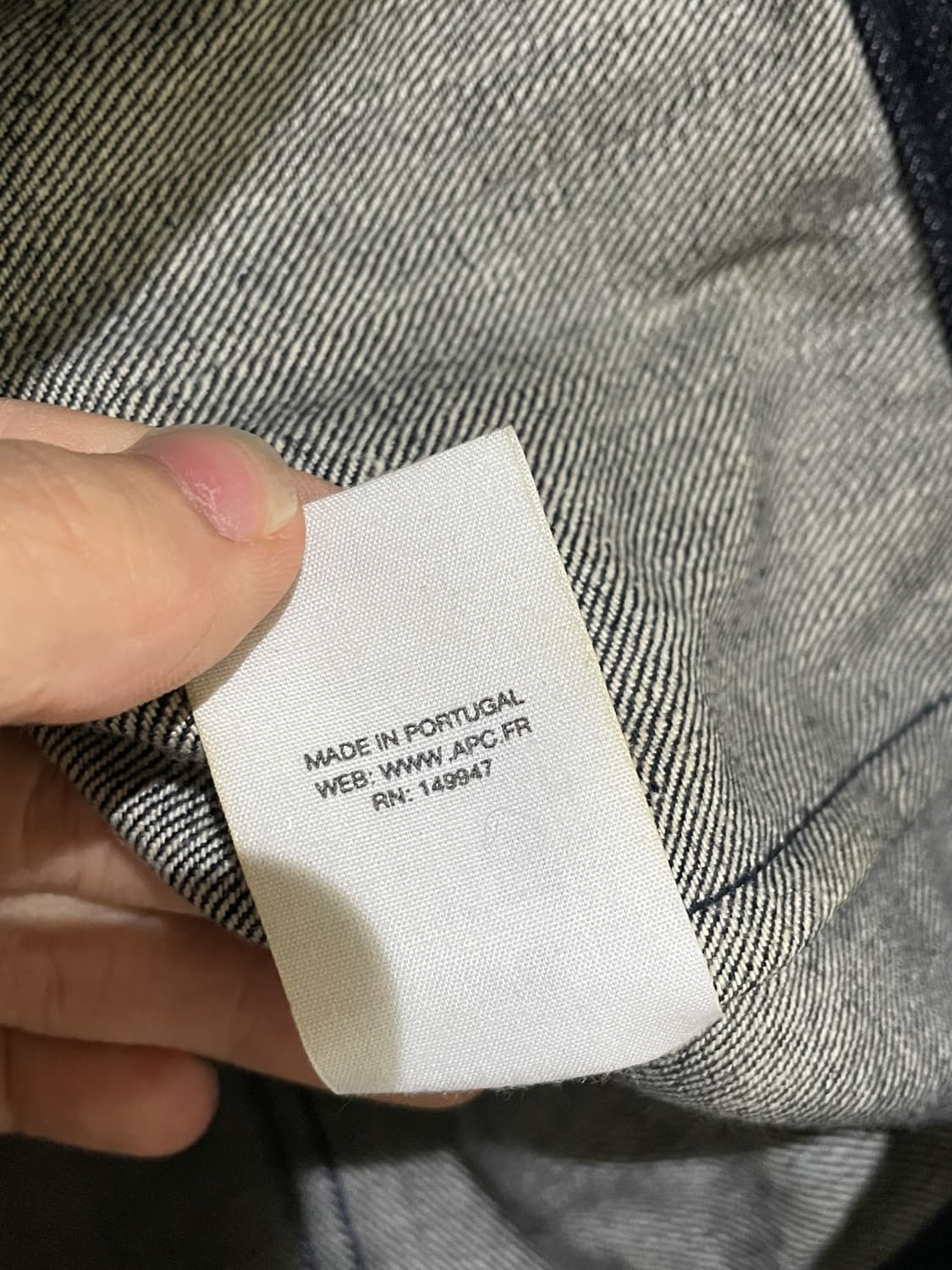 A.P.C x Louis.W 데님 트러커 집업 자켓 상품이미지8