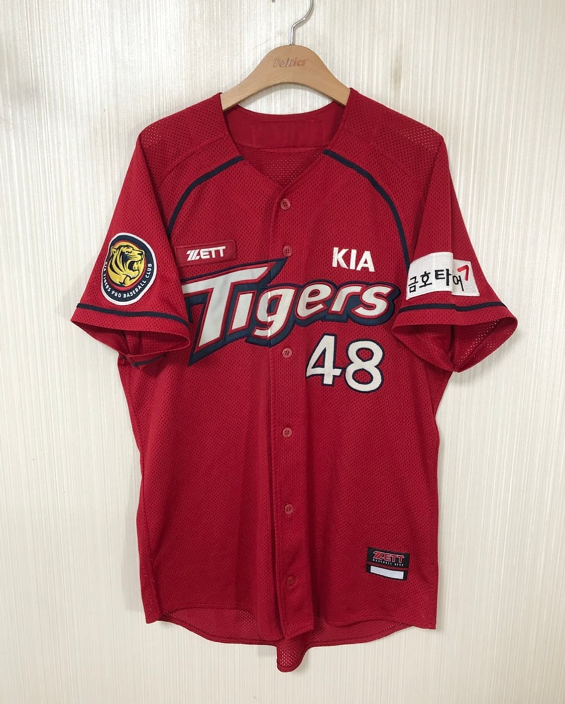 KBO 제트 기아타이거즈 올드원정유니폼/져지 105 #48 류현철 상품이미지1