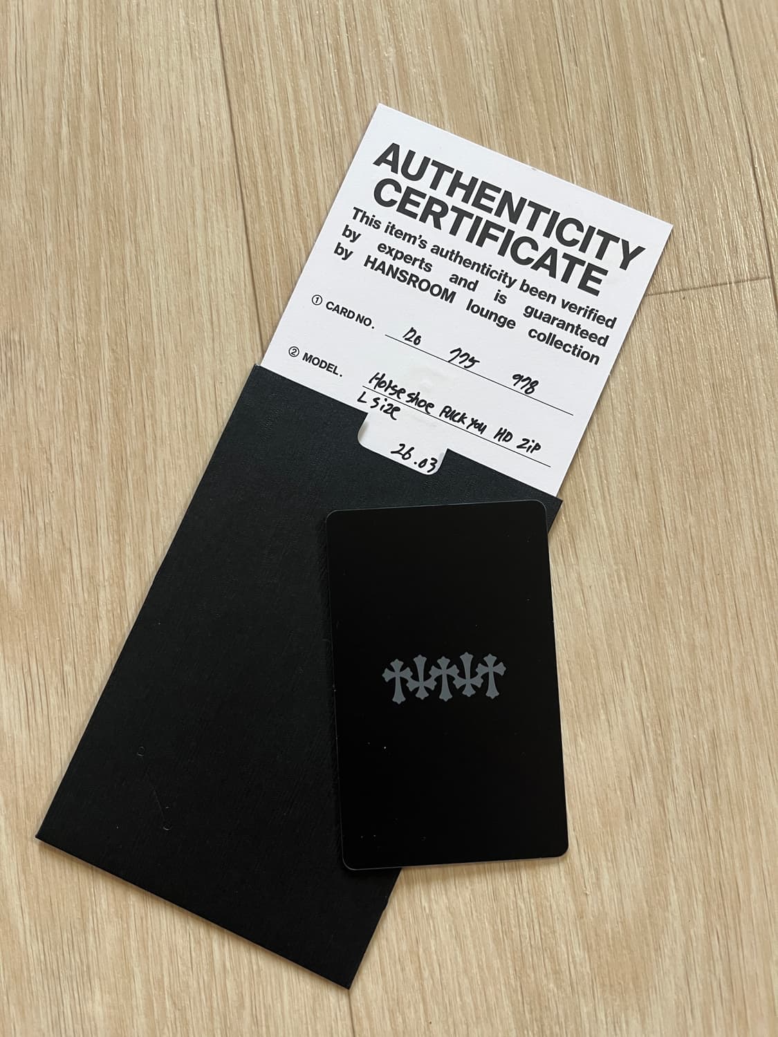 크롬하츠 홀스슈 퍽유 헤비웨이트 후드집업 L 상품이미지10