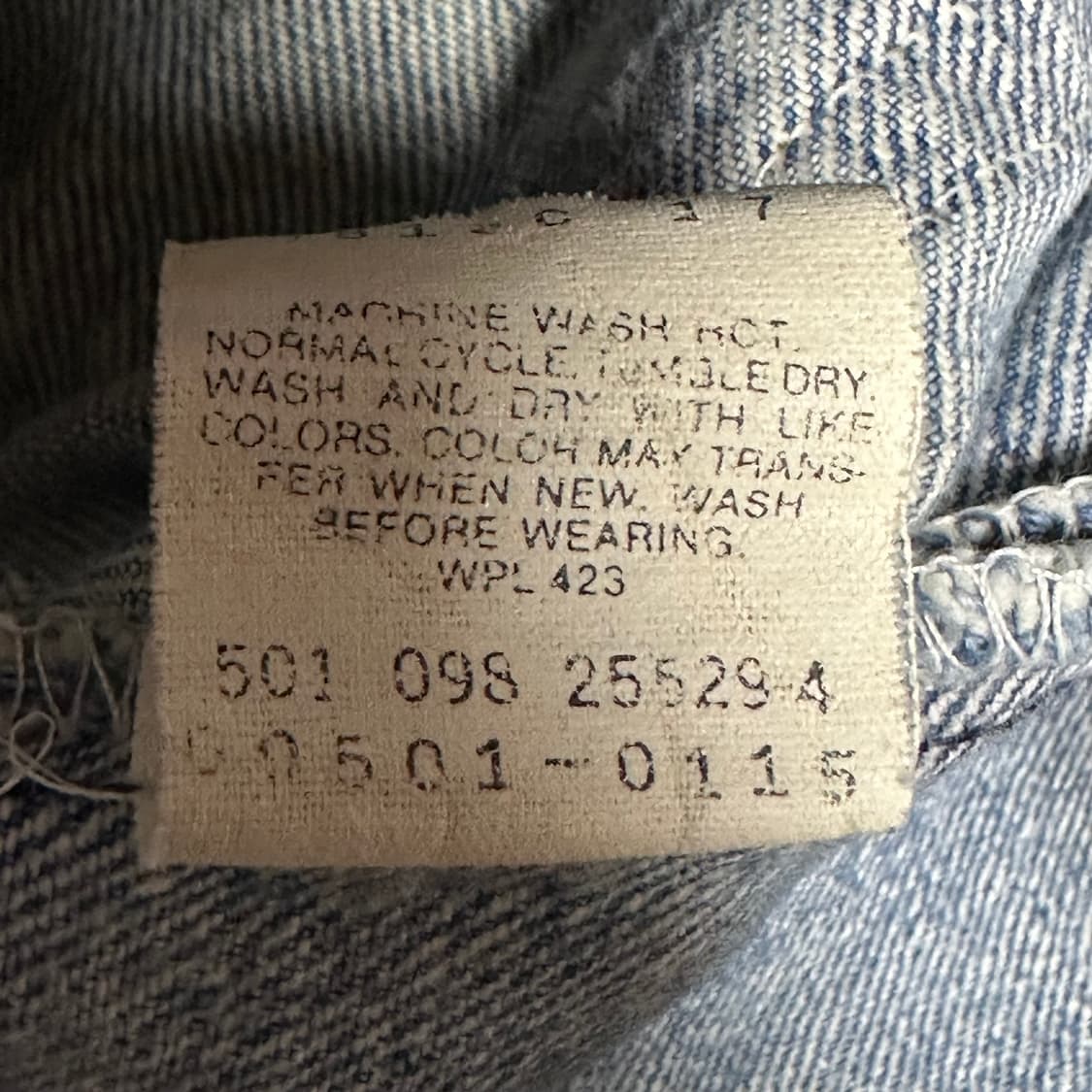 빈티지 80s 리바이스 501 USA 33 상품이미지6