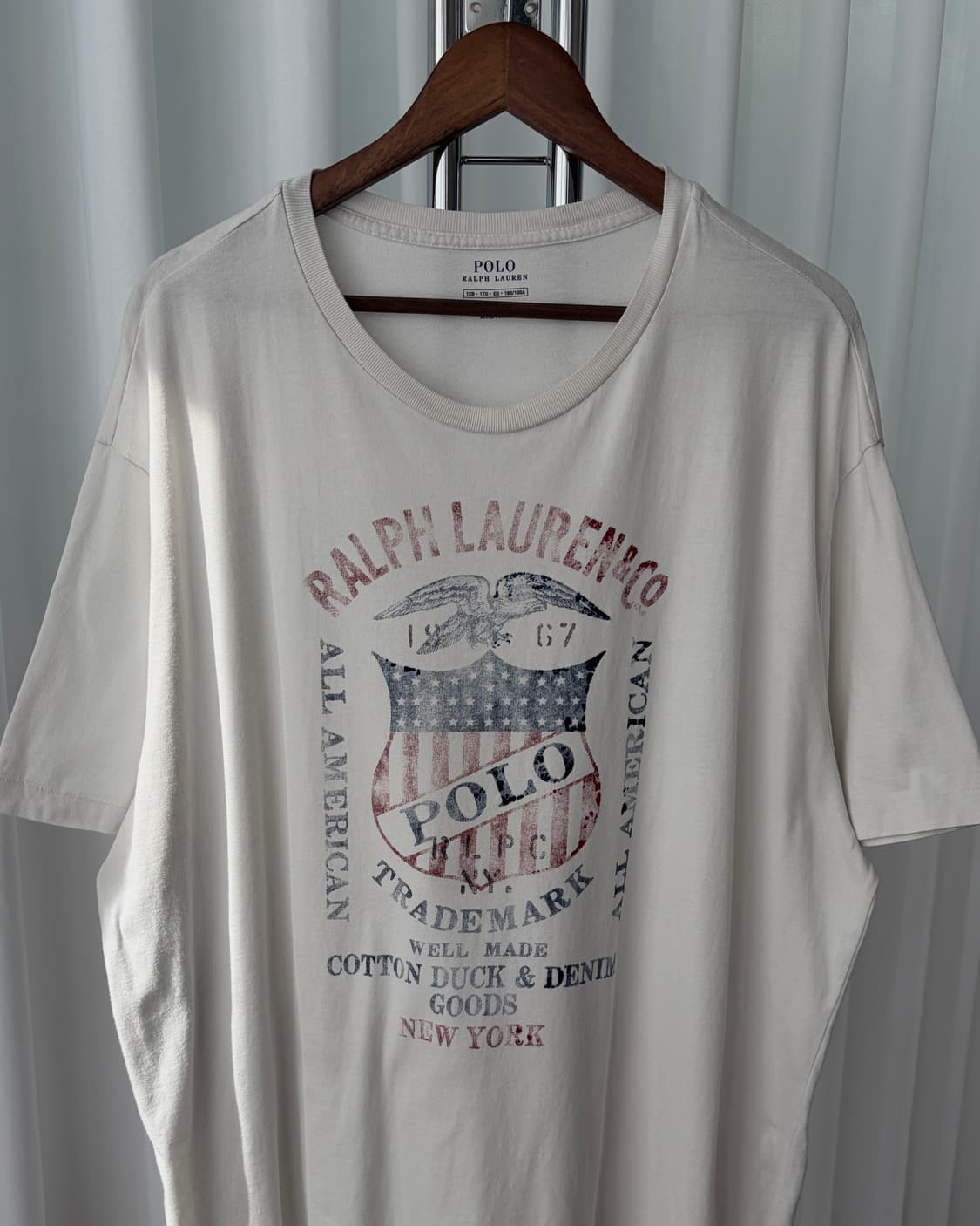 [2XL]폴로 랄프로렌 아메리칸 프린팅 반팔 티셔츠 상품이미지3