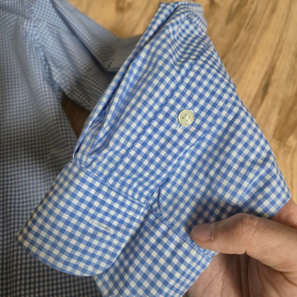 폴로 랄프로렌 커스컴핏 포플린 셔츠 블루 L 사이즈 상품이미지5