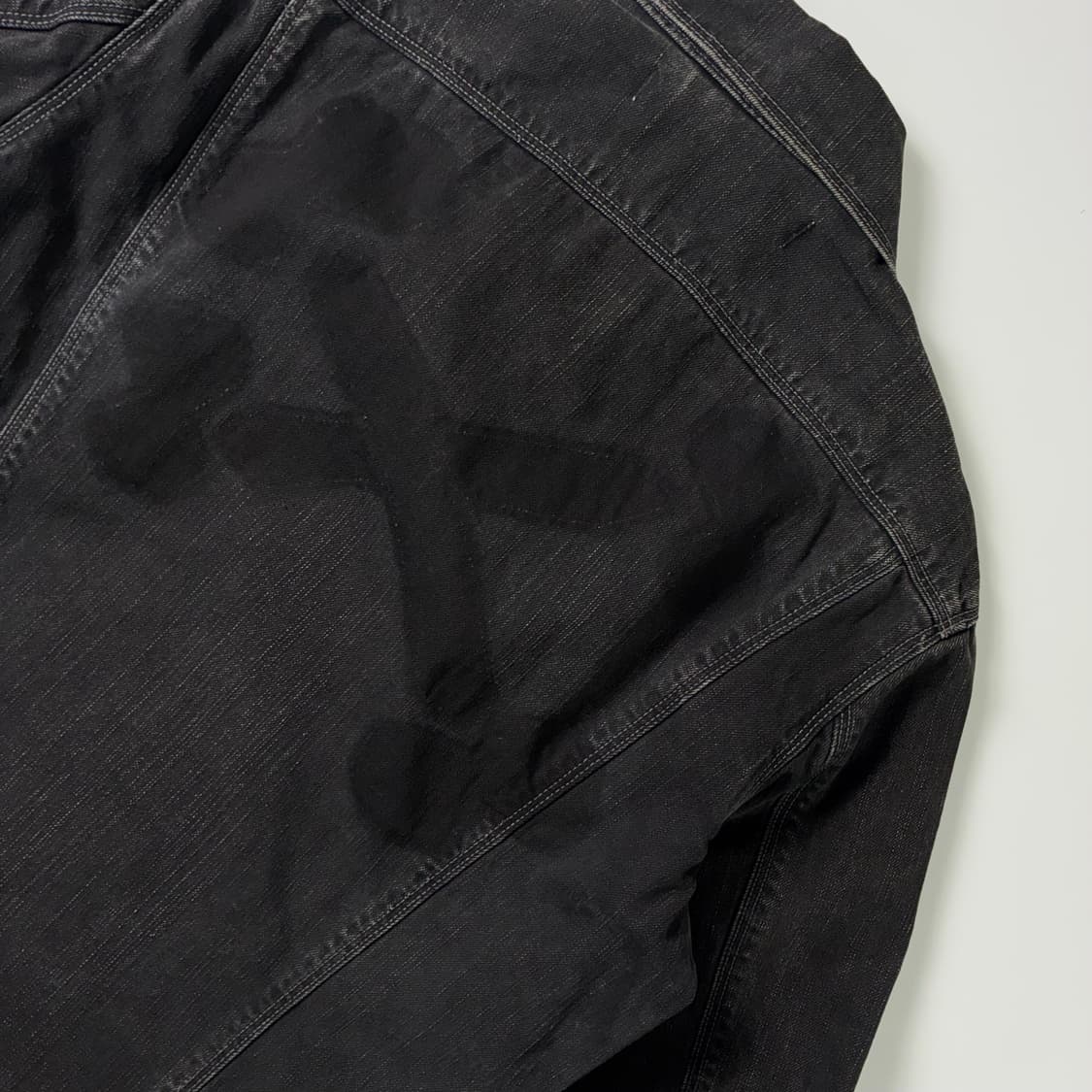 Levi's  리바이스 엔지니어드진 본패치 흑청 데님 자켓  상품이미지6