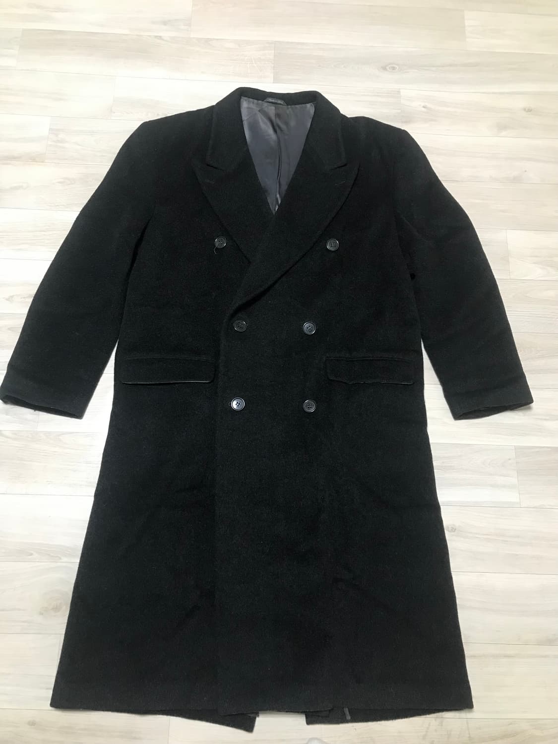 Gianfranco Ferre 블랙 캐시미어 더블 코트  지안프랑코페레 상품이미지2