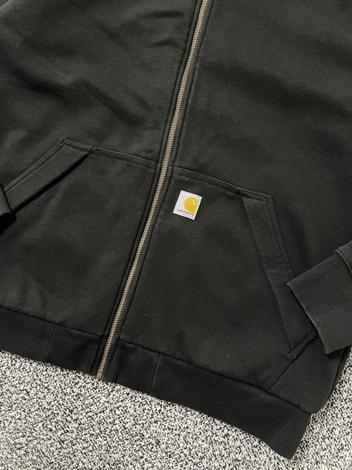 빈티지9. 칼하트 레인디펜더 패치로고 루즈핏 후드집업 후드 티셔츠 스웻 상품이미지2