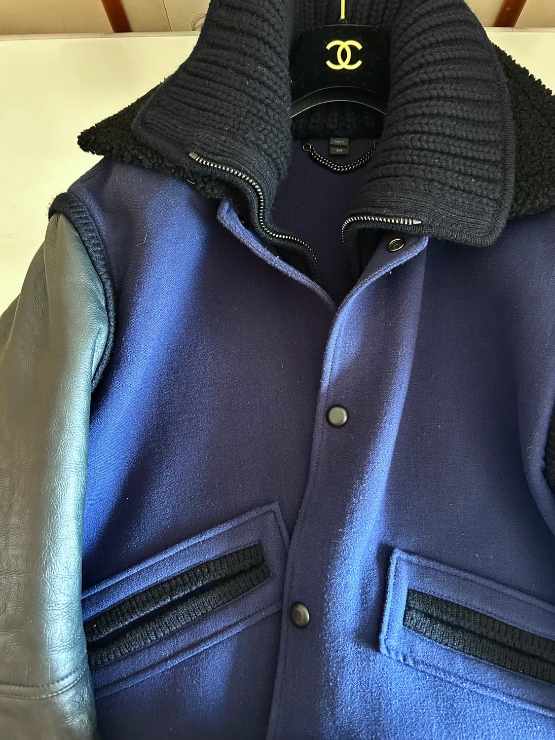 버버리 프로섬 가죽 봄버 자켓 상품이미지10