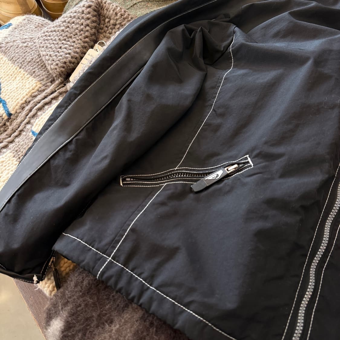 90S 퀵실버 스노우 트리밍 자켓 M L 상품이미지2