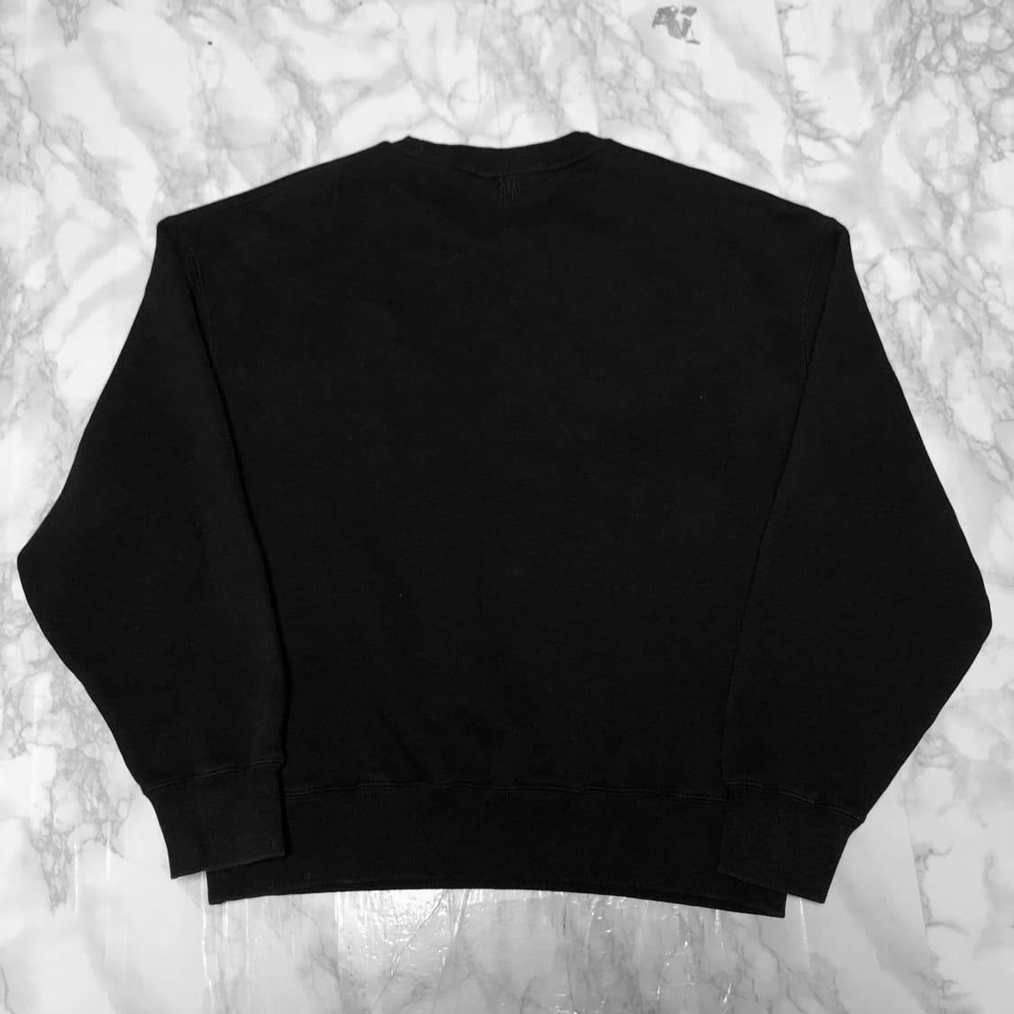 아미 오버핏 맨투맨 티셔츠 상태굿 빅로고 상품이미지3