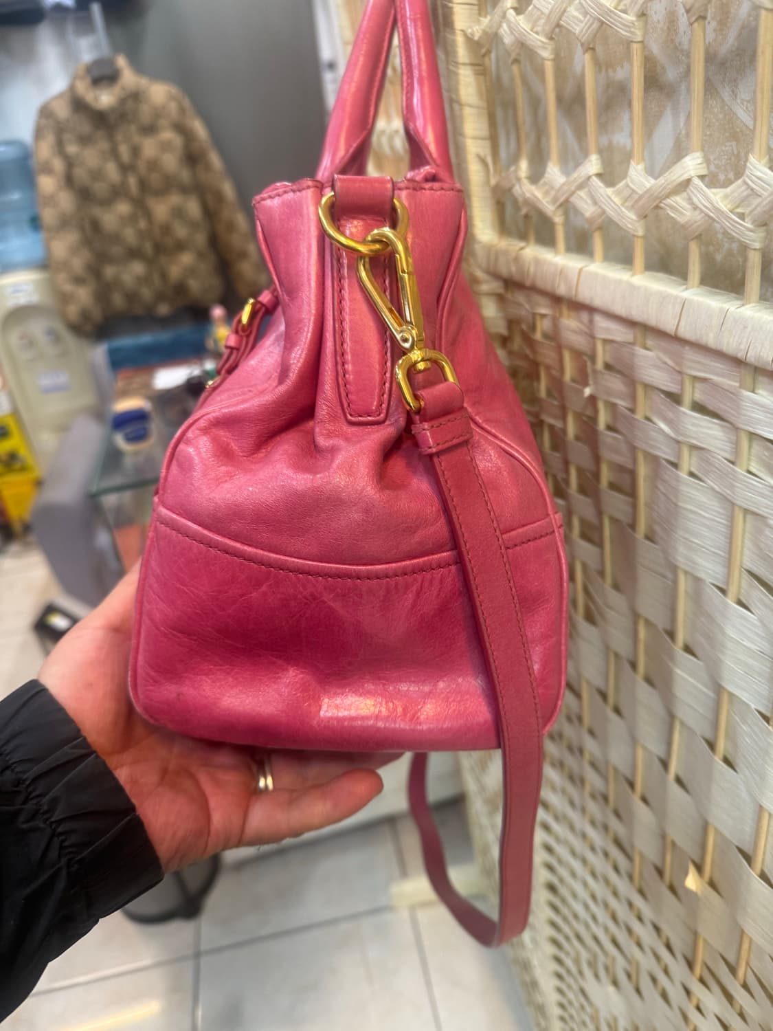 정품 프라다 비텔로 샤인 2way백 팝니다 상품이미지3