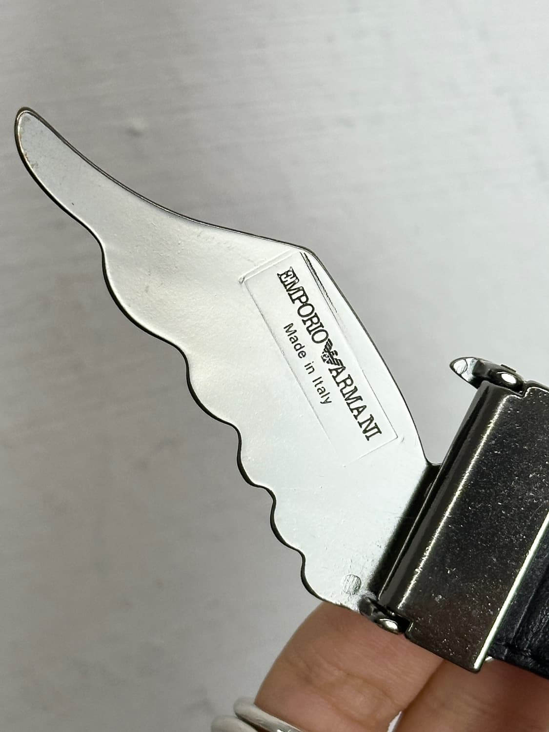 Emporio Armani Eagle Logo GA Brushed Sil 상품이미지4