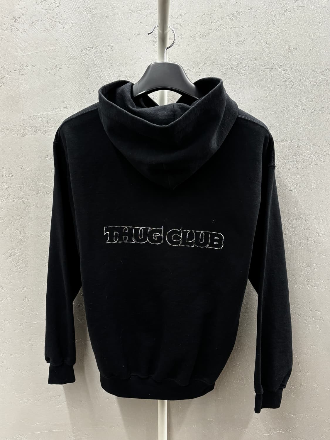 Thug club 후드티 블랙 M 상품이미지7